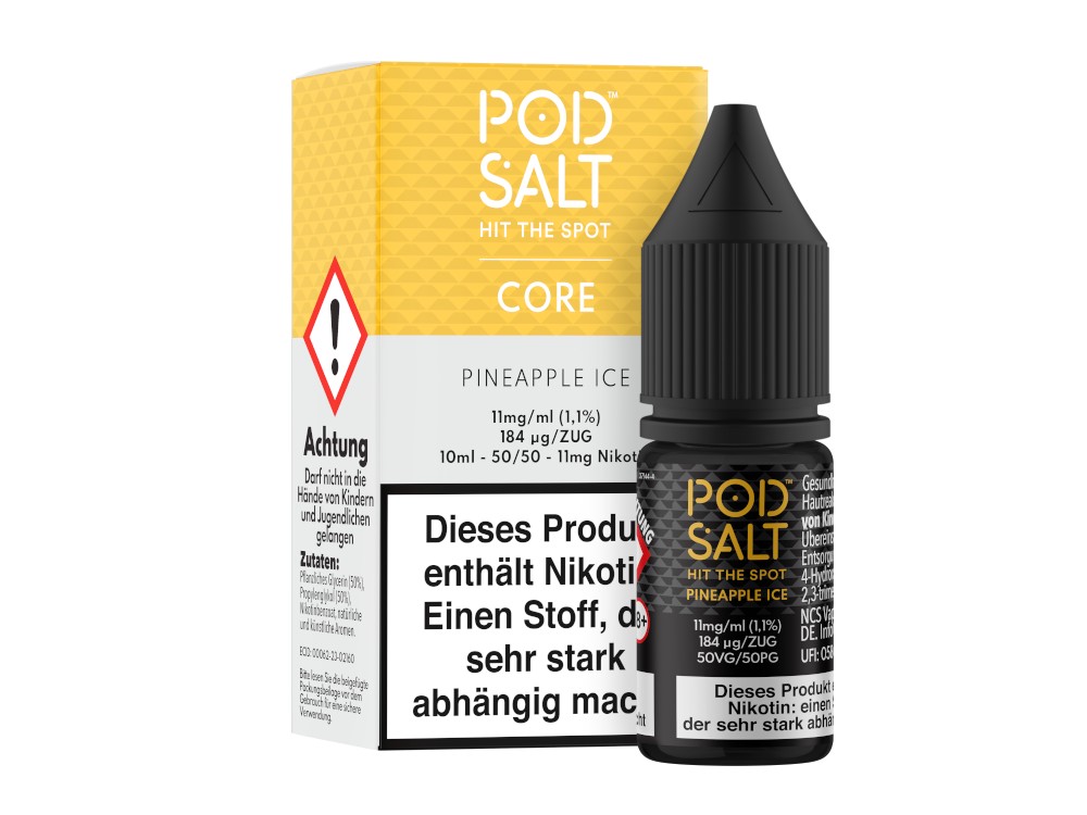 Pod Salt Core - Nikotinsalz Liquid - Pineapple Ice Pod Salt Core - Nikotinsalz Liquid - Pineapple Ice