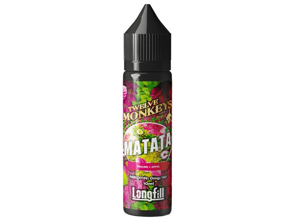 Twelve Monkeys - Longfills 10ml - Matata Twelve Monkeys - Longfills 10ml - Matata