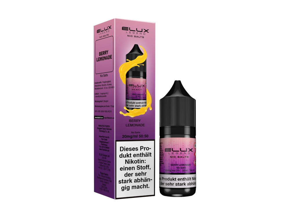 Elux - Nikotinsalz Liquid  - Berry Lemonade