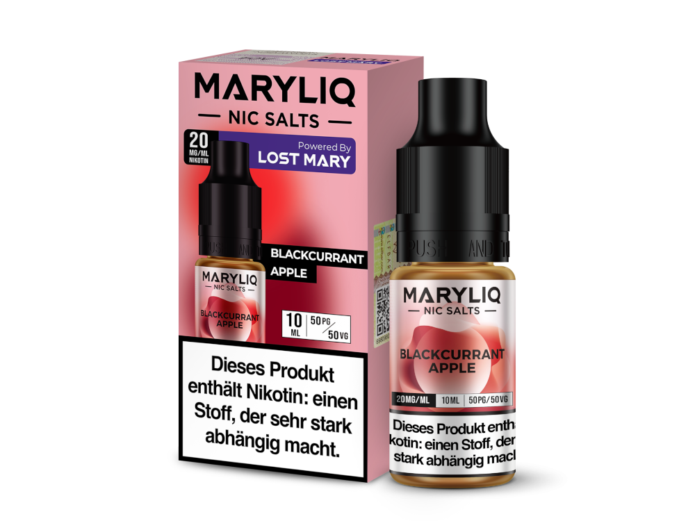 MARYLIQ - Nikotinsalz Liquid - Blackcurrant Apple