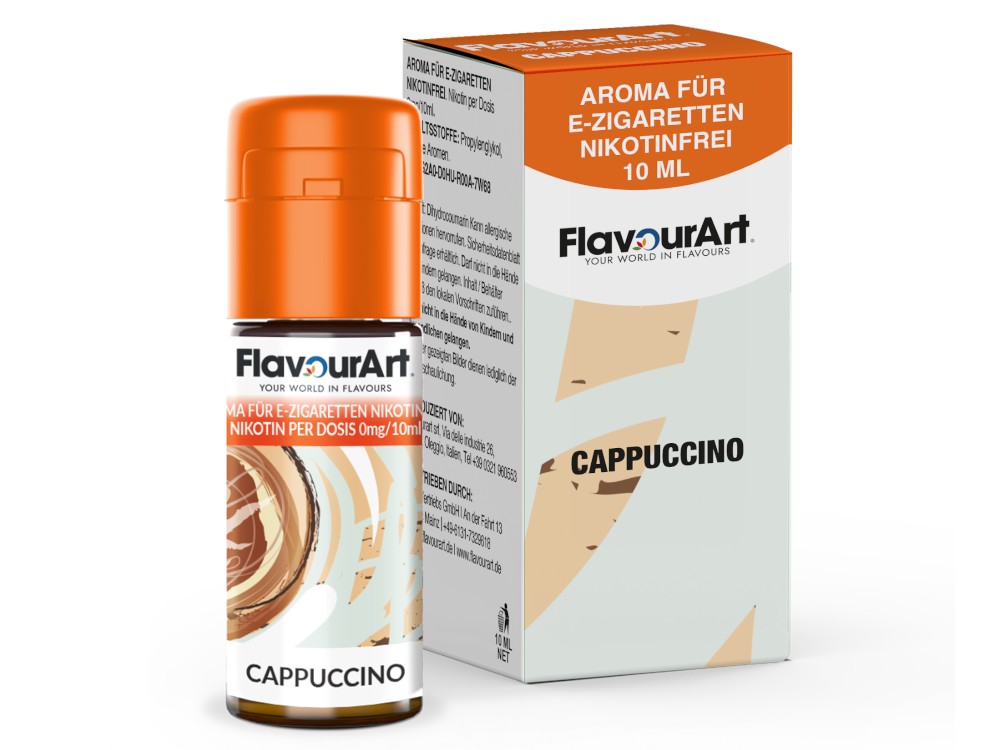FlavourArt - Aromen 10 ml - Cappuccino FlavourArt - Aromen 10 ml - Cappuccino