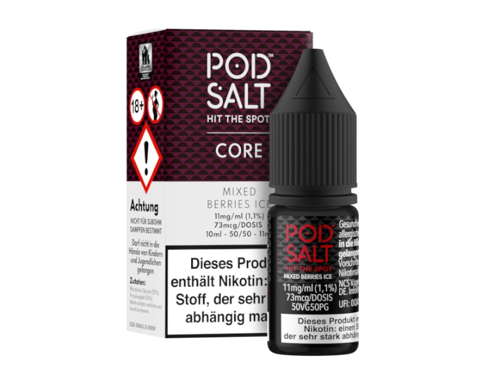 Pod Salt Core - Nikotinsalz Liquid - Mixed Berries Ice Pod Salt Core - Nikotinsalz Liquid - Mixed Berries Ice