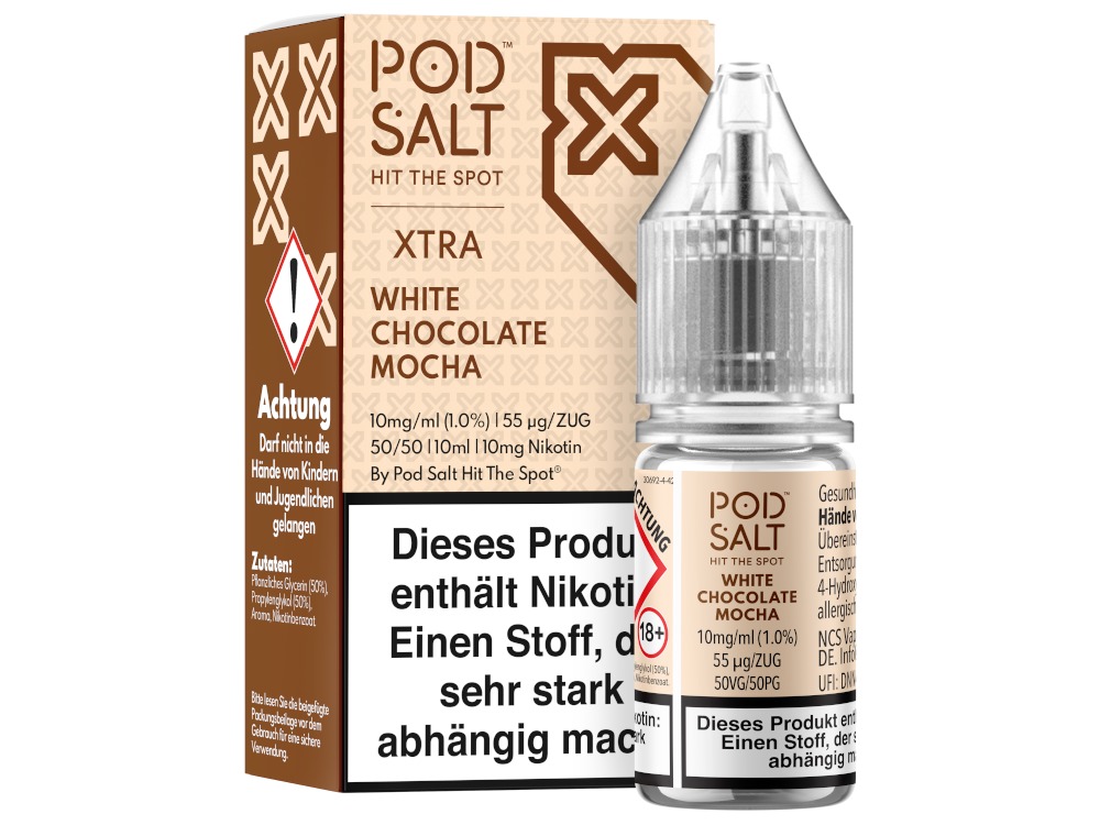 Pod Salt X - Nikotinsalz Liquid - White Chocolate Mocha