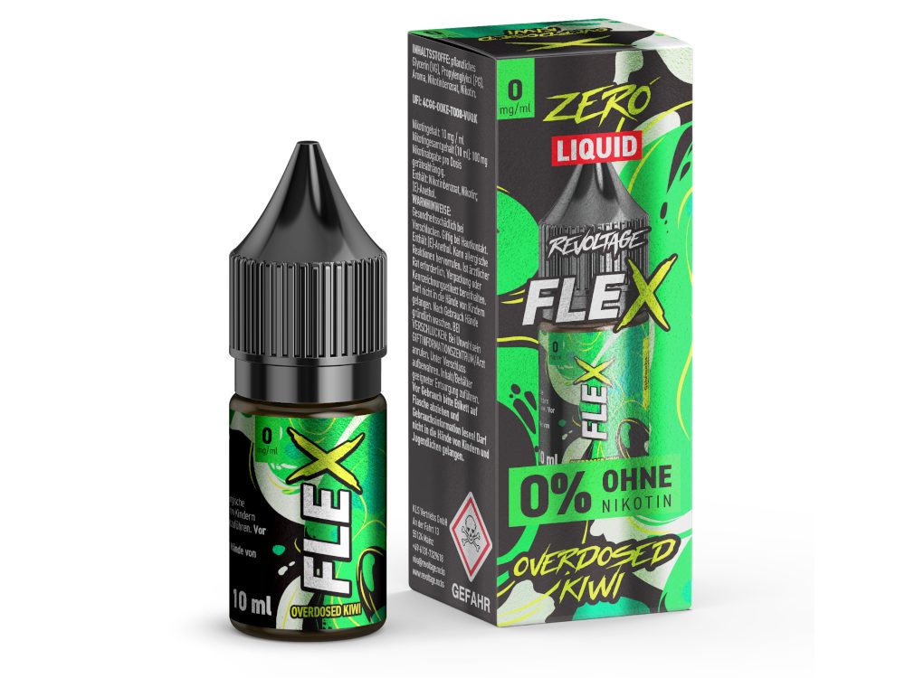 Revoltage - FLEX Nikotinsalz Liquid - Kiwi Revoltage - FLEX Nikotinsalz Liquid - Kiwi