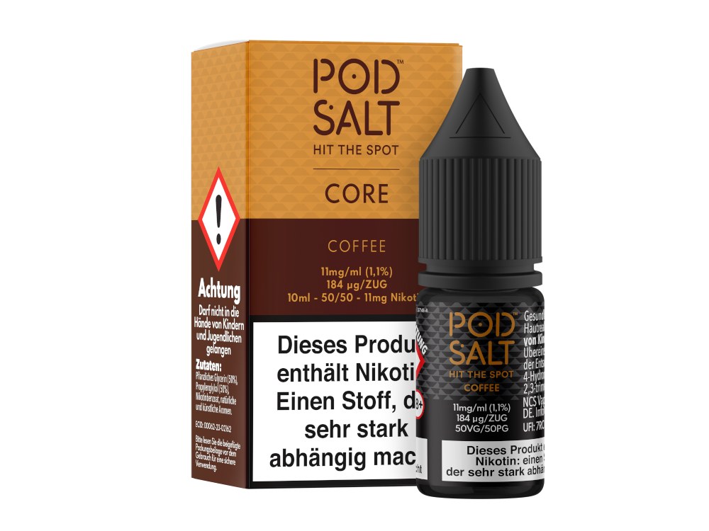 Pod Salt Core - Nikotinsalz Liquid - Coffee Pod Salt Core - Nikotinsalz Liquid - Coffee
