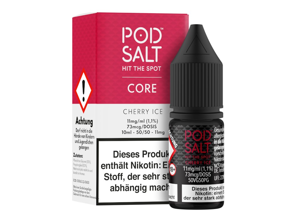 Pod Salt Core - Nikotinsalz Liquid - Cherry Ice Pod Salt Core - Nikotinsalz Liquid - Cherry Ice