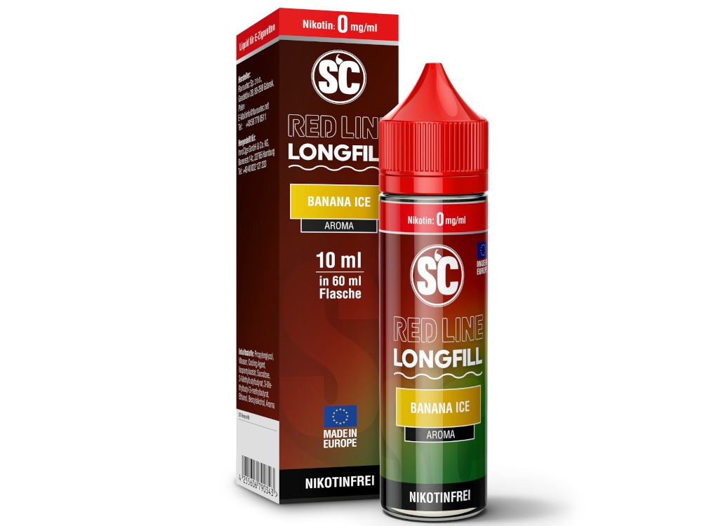 SC - Red Line Longfills 10 ml - Banana Ice SC - Red Line Longfills 10 ml - Banana Ice