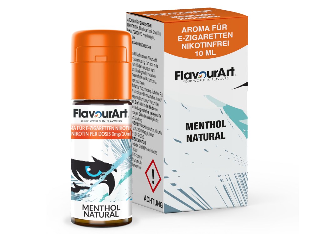 FlavourArt - Aromen 10 ml - Menthol Natural FlavourArt - Aromen 10 ml - Menthol Natural