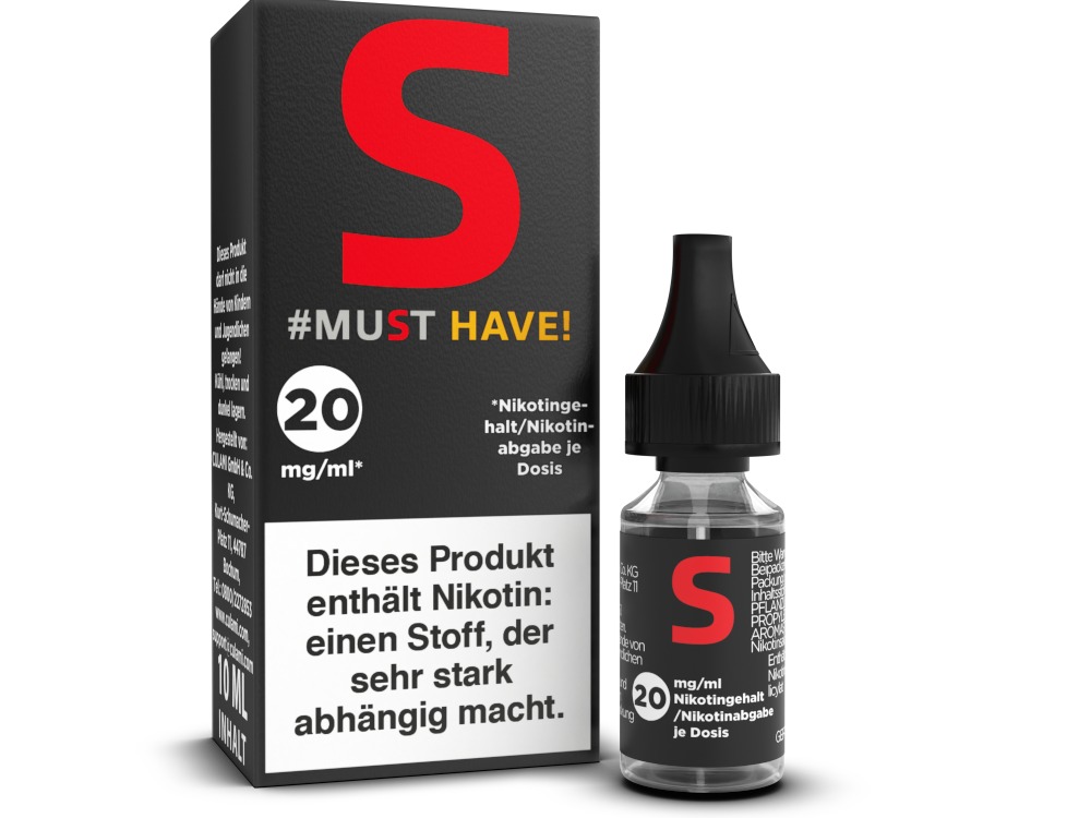 Must Have - Nikotinsalz Liquid - S Must Have - Nikotinsalz Liquid - S