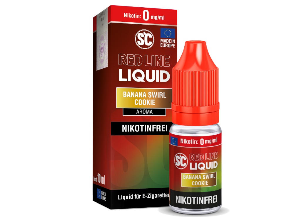 SC - Red Line - Banana Swirl Cookie - Nikotinsalz Liquid SC - Red Line - Banana Swirl Cookie - Nikotinsalz Liquid