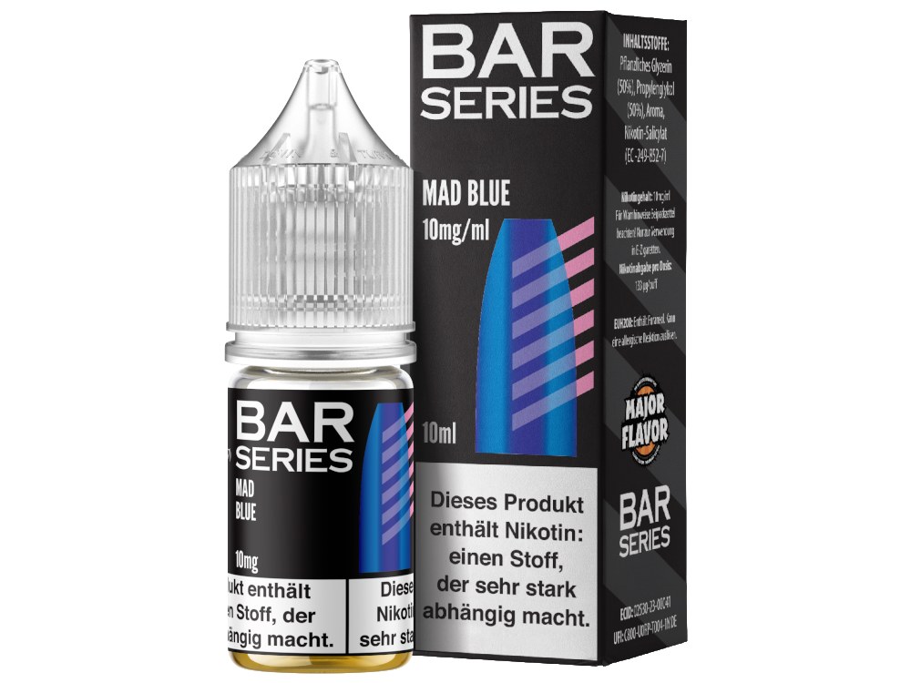 Bar Series - Nikotinsalz Liquid - Mad Blue Bar Series - Nikotinsalz Liquid - Mad Blue