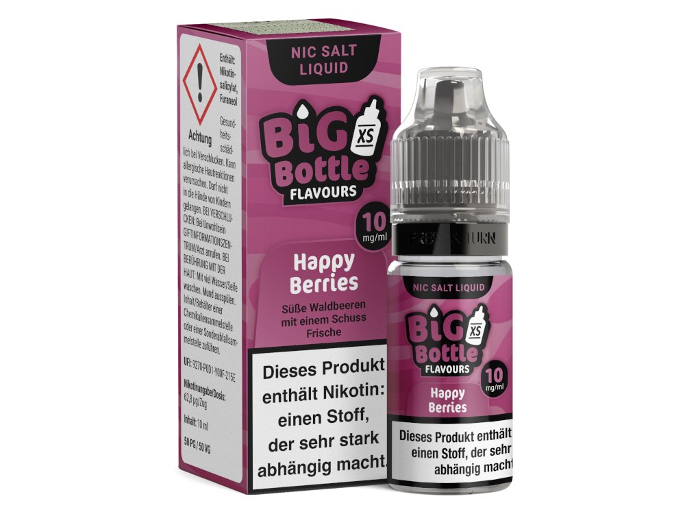 Big Bottle - Happy Berries - Nikotinsalz Liquid Big Bottle - Happy Berries - Nikotinsalz Liquid