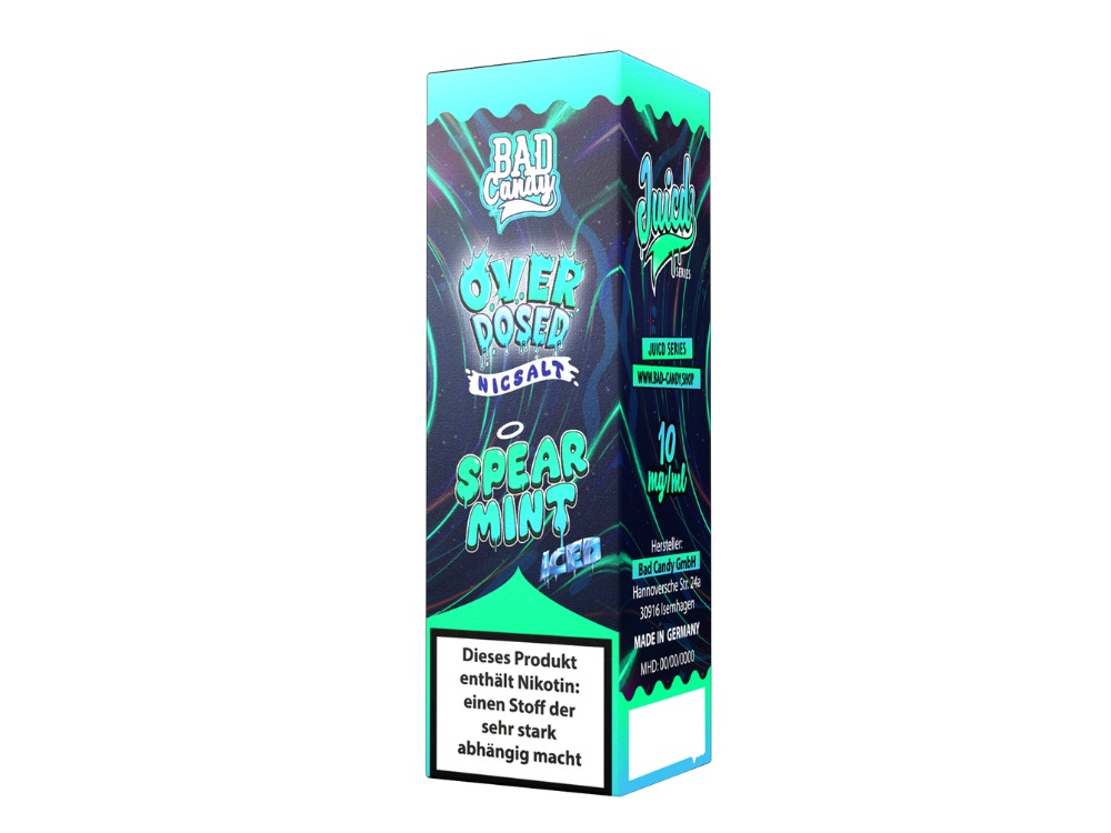 Bad Candy Liquids - Juicd - Nikotinsalz Liquid - Spearmint Bad Candy Liquids - Juicd - Nikotinsalz Liquid - Spearmint