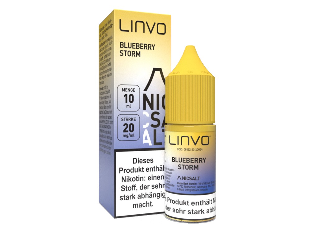 Linvo - Blueberry Storm - Nikotinsalz Liquid 20 mg/ml Linvo - Blueberry Storm - Nikotinsalz Liquid 20 mg/ml