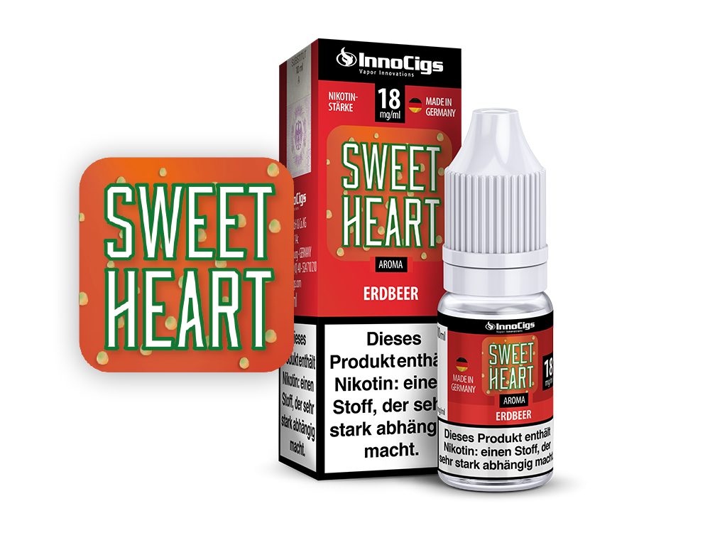 Sweetheart Erdbeer Aroma - Liquid für E-Zigaretten Sweetheart Erdbeer Aroma - Liquid für E-Zigaretten