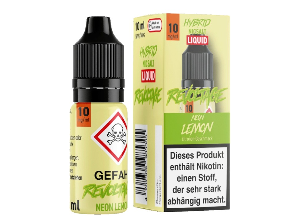 Revoltage - Hybrid Nikotinsalz Liquid - Neon Lemon Revoltage - Hybrid Nikotinsalz Liquid - Neon Lemon