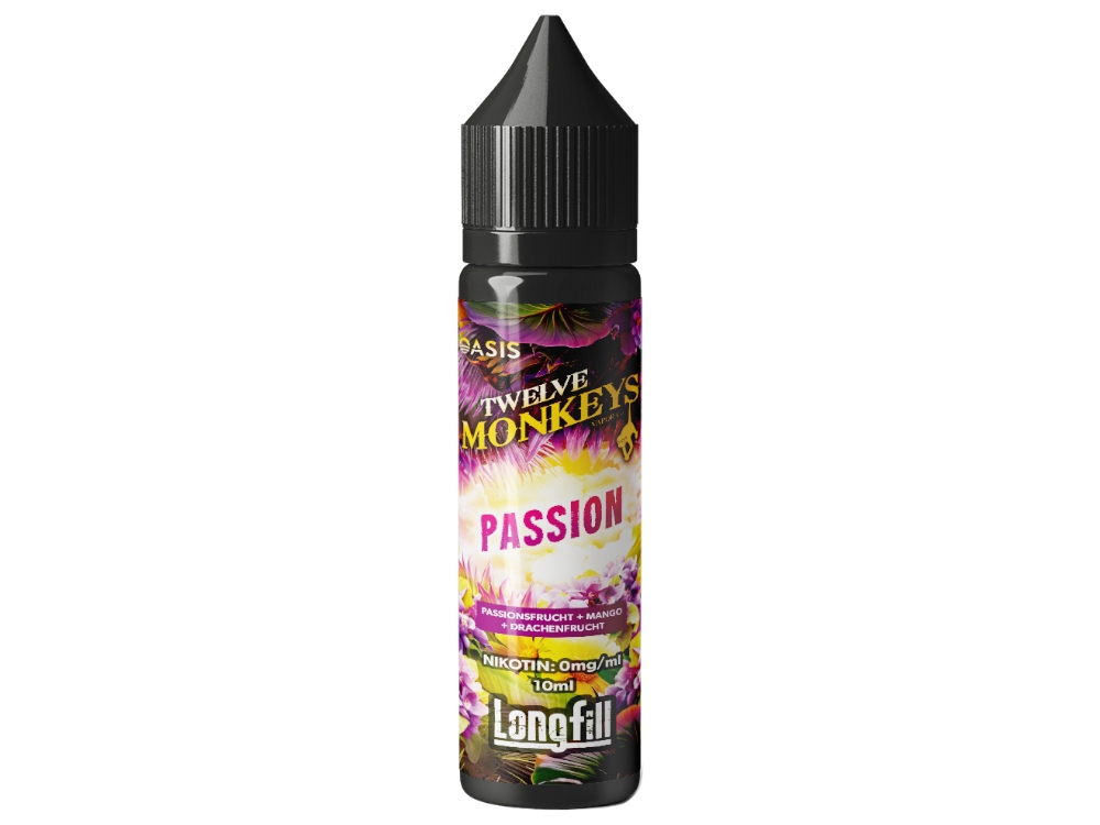 Twelve Monkeys - Longfills 10ml - Passion Twelve Monkeys - Longfills 10ml - Passion