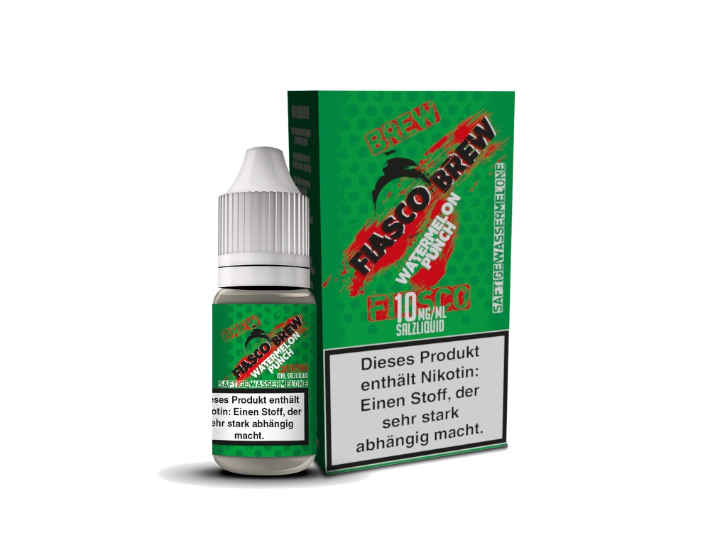 Fiasco Brew - Watermelon Punch - Hybrid Nikotinsalz Liquid Fiasco Brew - Watermelon Punch - Hybrid Nikotinsalz Liquid