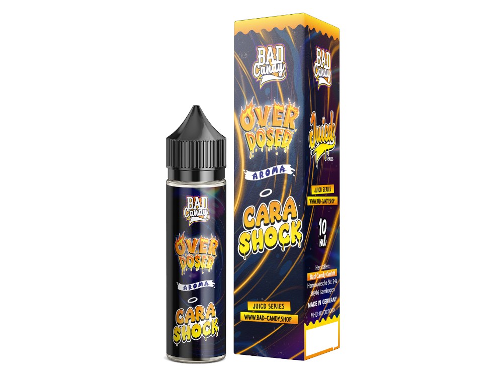 Bad Candy Liquids - Juicd - Longfills 10 ml - Cara Shock Bad Candy Liquids - Juicd - Longfills 10 ml - Cara Shock