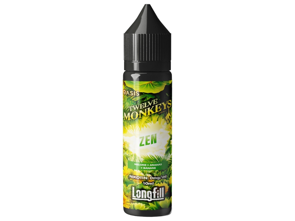 Twelve Monkeys - Longfills 10ml - Zen Twelve Monkeys - Longfills 10ml - Zen