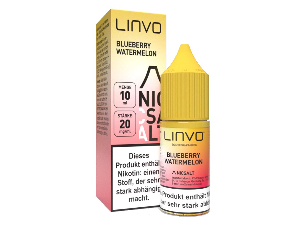 Linvo - Blueberry Watermelon - Nikotinsalz Liquid 20 mg/ml Linvo - Blueberry Watermelon - Nikotinsalz Liquid 20 mg/ml