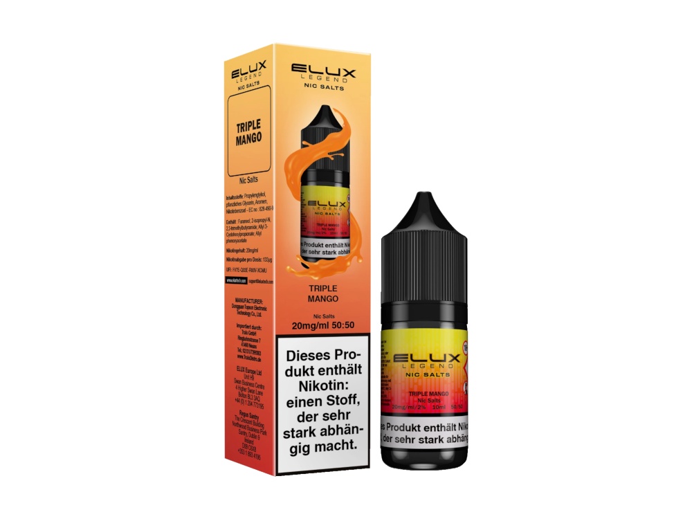 Elux - Nikotinsalz Liquid - Triple Mango Elux - Nikotinsalz Liquid - Triple Mango