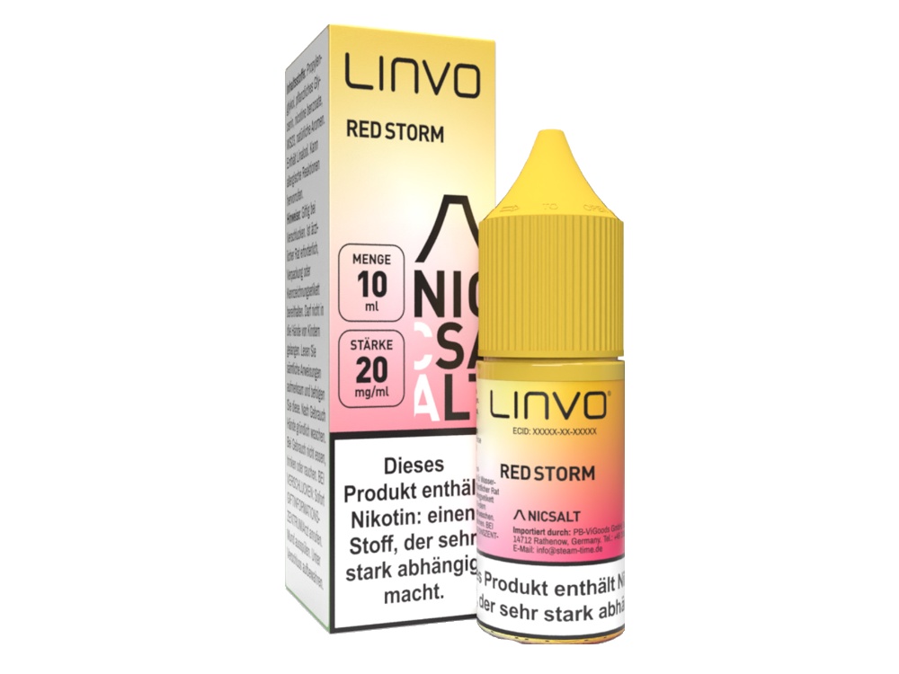 Linvo - Nikotinsalz Liquid - Red Storm