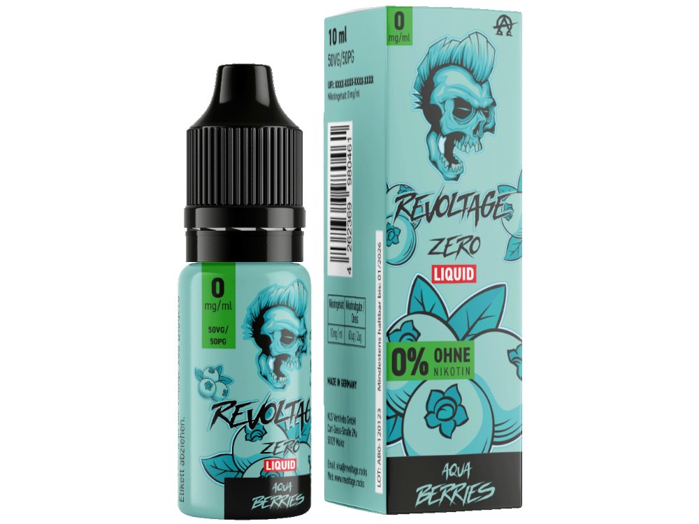 Revoltage - Hybrid Nikotinsalz Liquid - Aqua Berries Revoltage - Hybrid Nikotinsalz Liquid - Aqua Berries