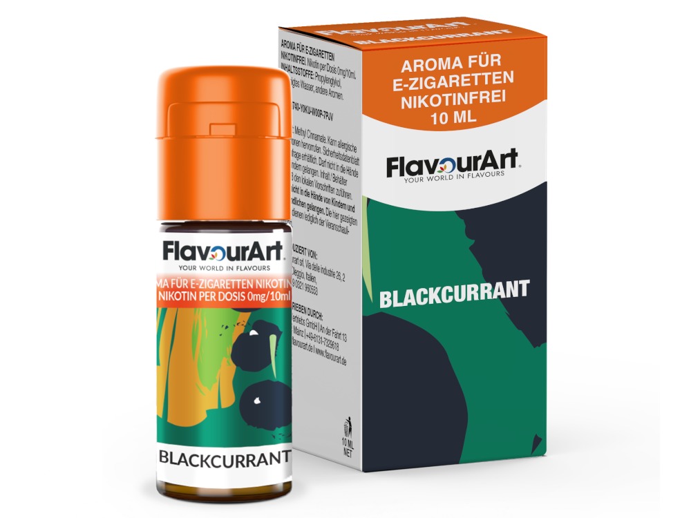 FlavourArt - Aromen 10 ml - Black Currant FlavourArt - Aromen 10 ml - Black Currant