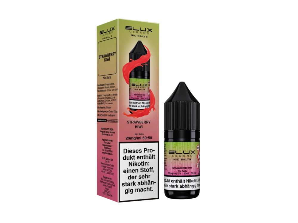 Elux - Nikotinsalz Liquid - Strawberry Kiwi Elux - Nikotinsalz Liquid - Strawberry Kiwi