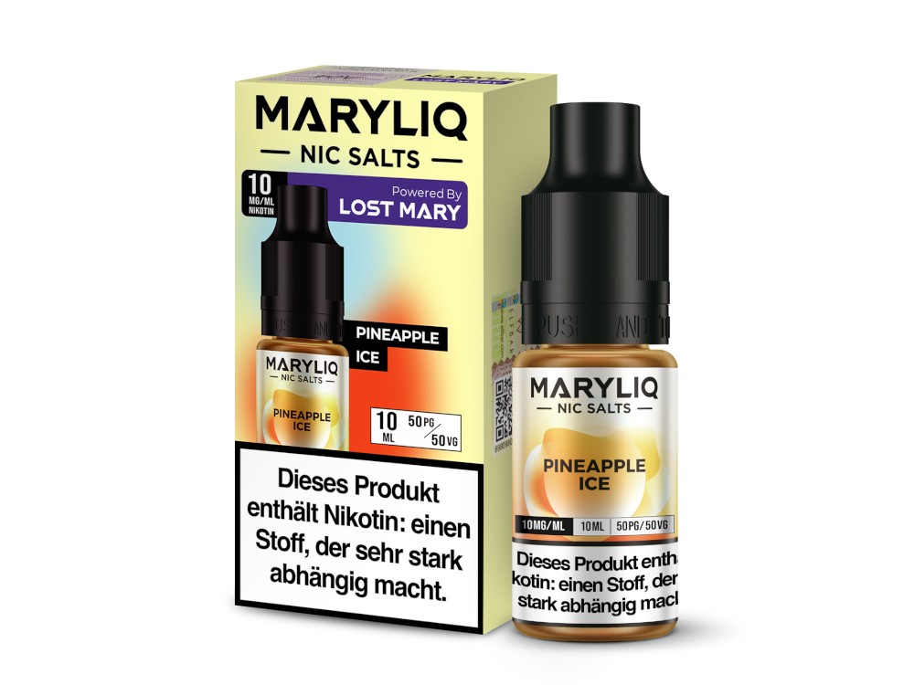 MARYLIQ - Nikotinsalz Liquid - Pineapple Ice MARYLIQ - Nikotinsalz Liquid - Pineapple Ice