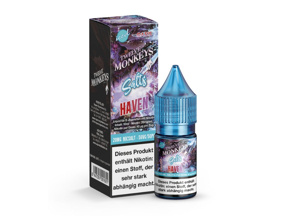 Twelve Monkeys - Iced - Nikotinsalz Liquid - Haven Twelve Monkeys - Iced - Nikotinsalz Liquid - Haven