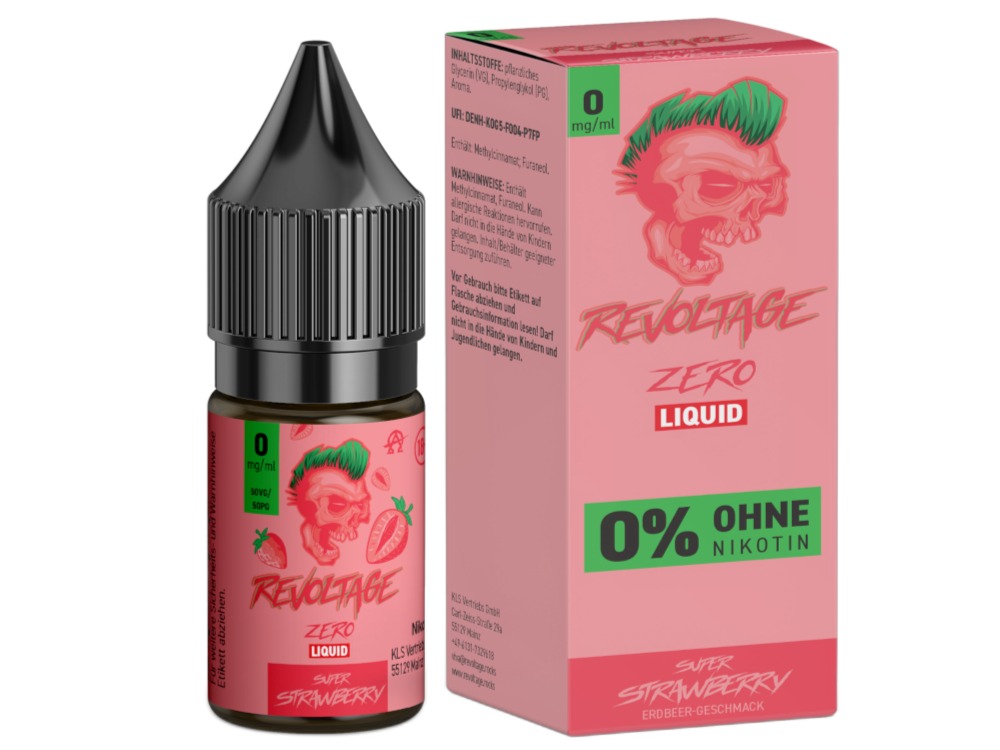 Revoltage - Hybrid Nikotinsalz Liquid - Super Strawberry Revoltage - Hybrid Nikotinsalz Liquid - Super Strawberry