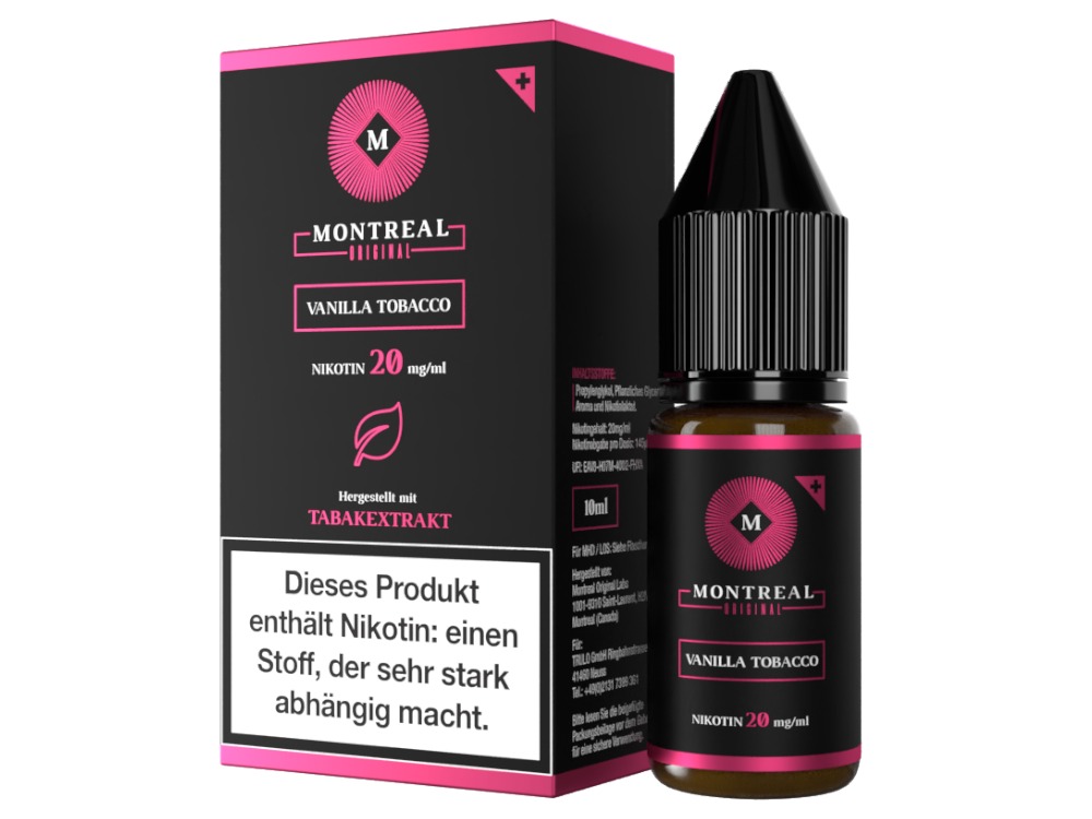Montreal Original - Nikotinsalz Liquid - Vanilla Tobacco