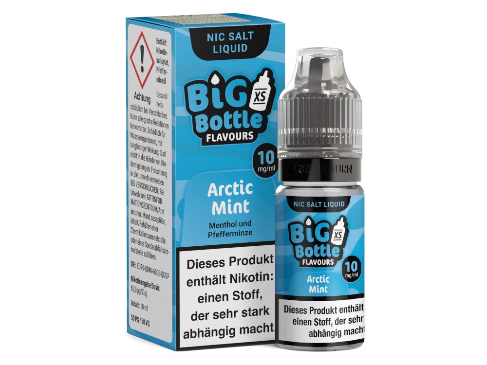Big Bottle - Arctic Mint - Nikotinsalz Liquid Big Bottle - Arctic Mint - Nikotinsalz Liquid