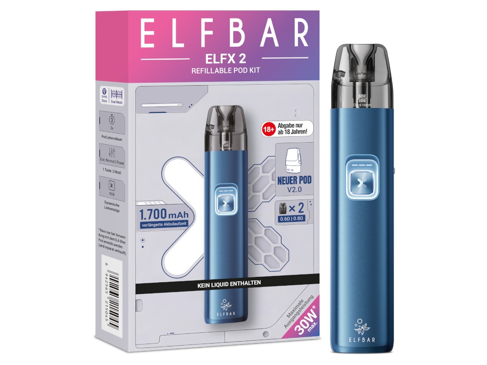 Elfbar - Elfx 2 E-Zigaretten Set