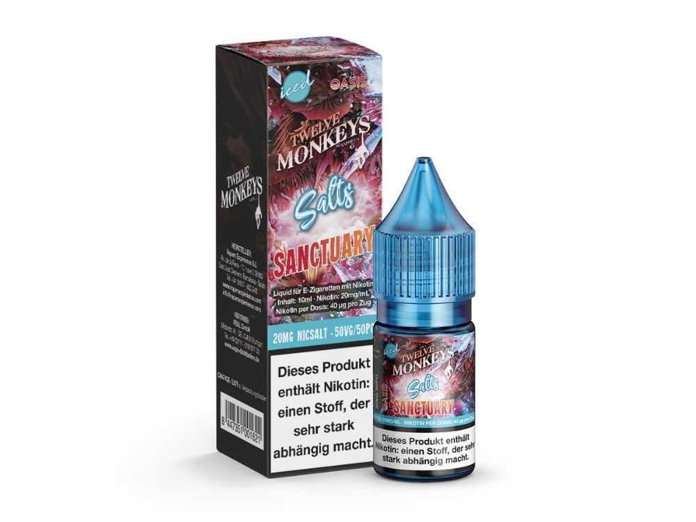 Twelve Monkeys - Iced - Nikotinsalz Liquid - Sanctuary Twelve Monkeys - Iced - Nikotinsalz Liquid - Sanctuary