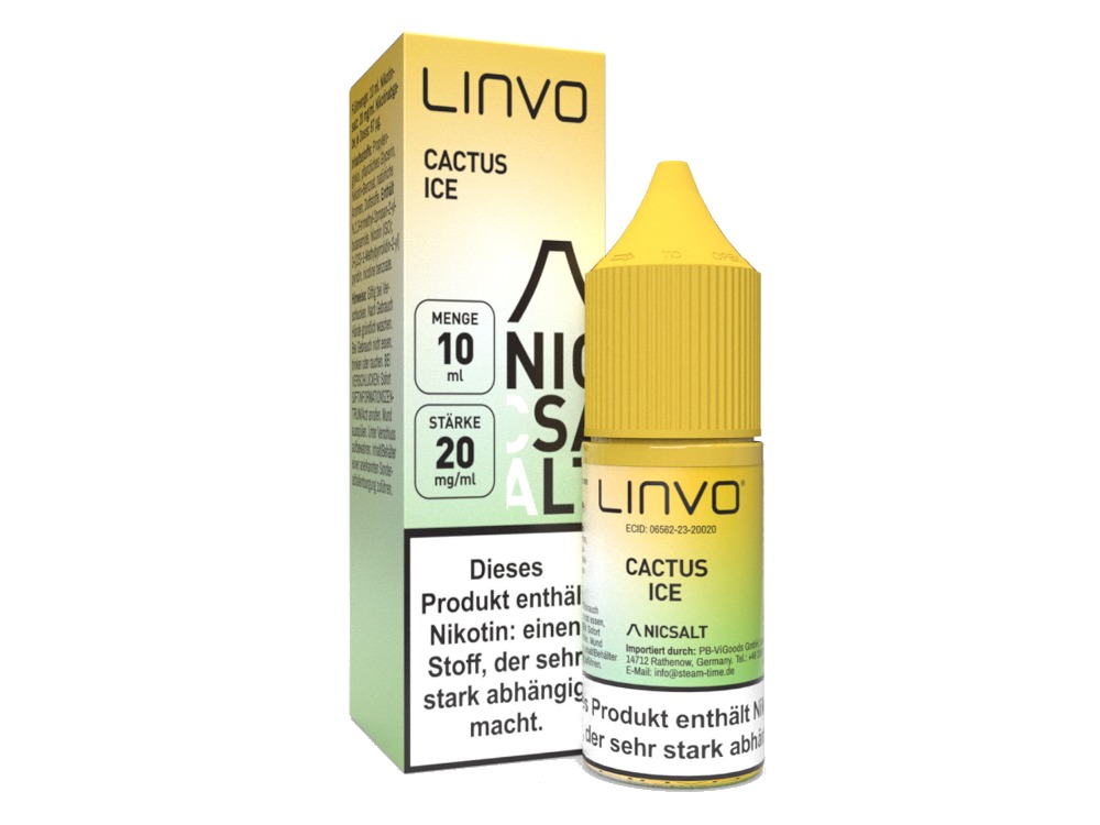 Linvo - Cactus Ice - Nikotinsalz Liquid 20 mg/ml Linvo - Cactus Ice - Nikotinsalz Liquid 20 mg/ml
