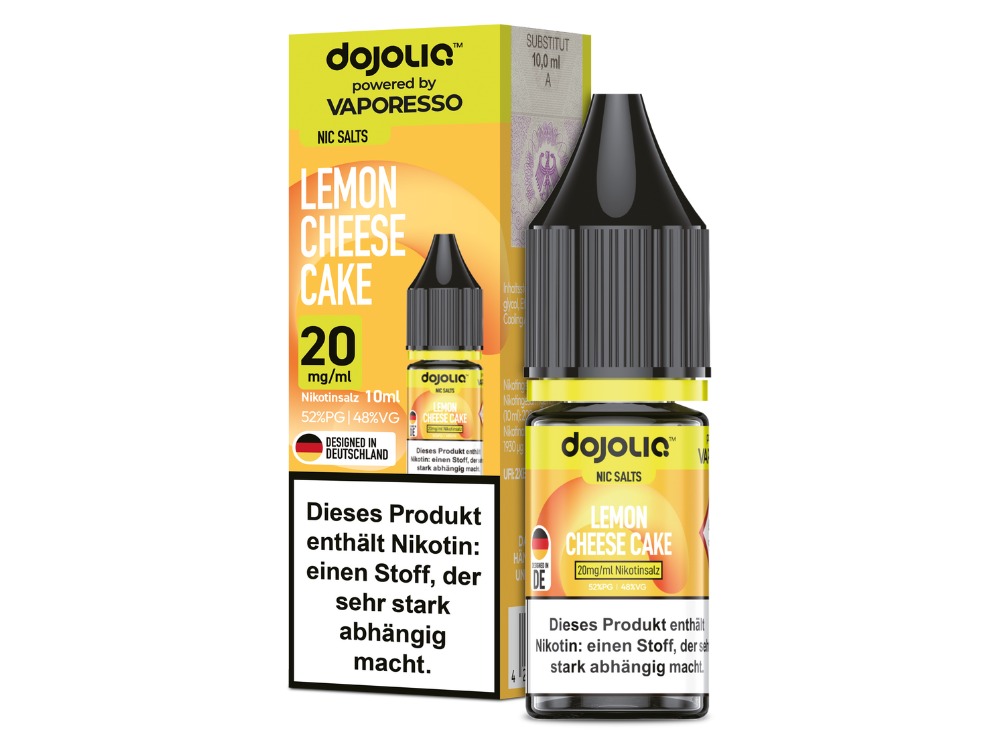 Vaporesso - Dojoliq - Nikotinsalz Liquid  - Lemon Cheese Cake
