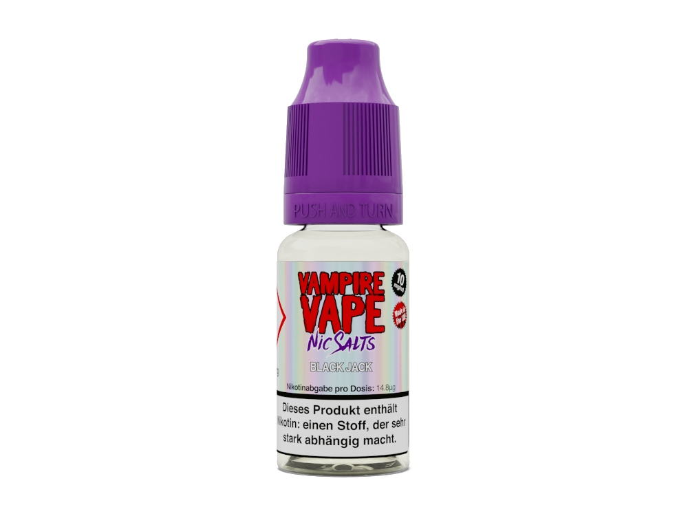 Vampire Vape - Black Jack - Nikotinsalz Liquid Vampire Vape - Black Jack - Nikotinsalz Liquid