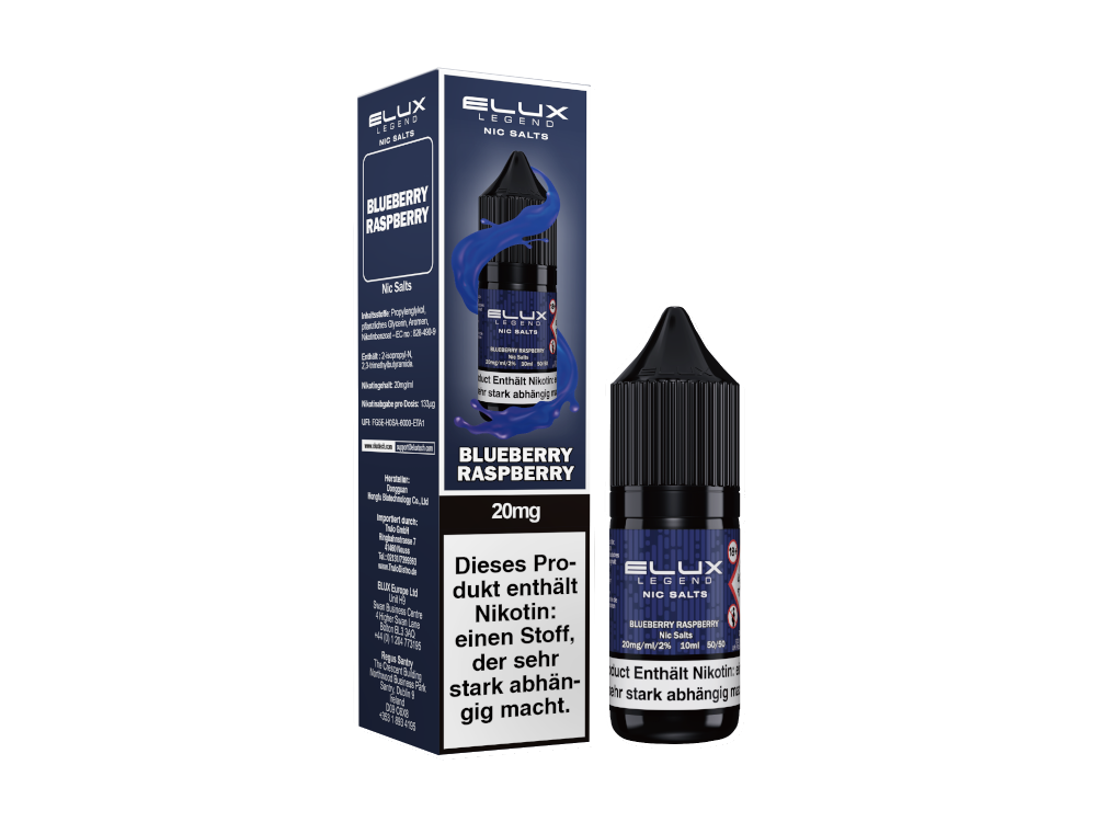 Elux - Nikotinsalz Liquid  - Blueberry Raspberry