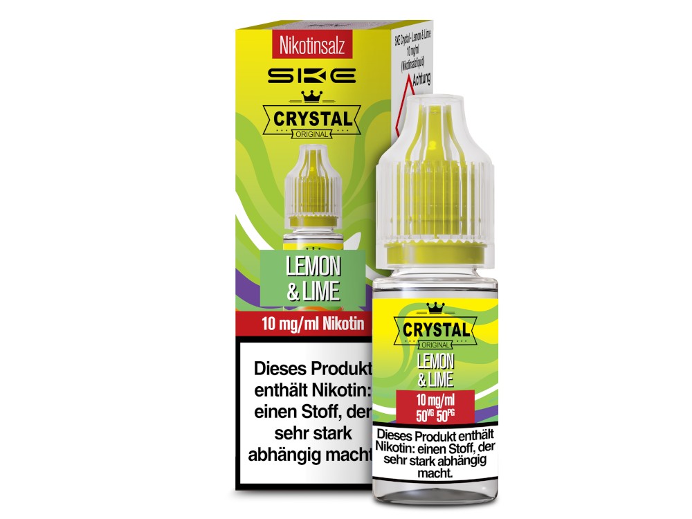SKE - Crystal - Nikotinsalz Liquid - Lemon & Lime SKE - Crystal - Nikotinsalz Liquid - Lemon & Lime