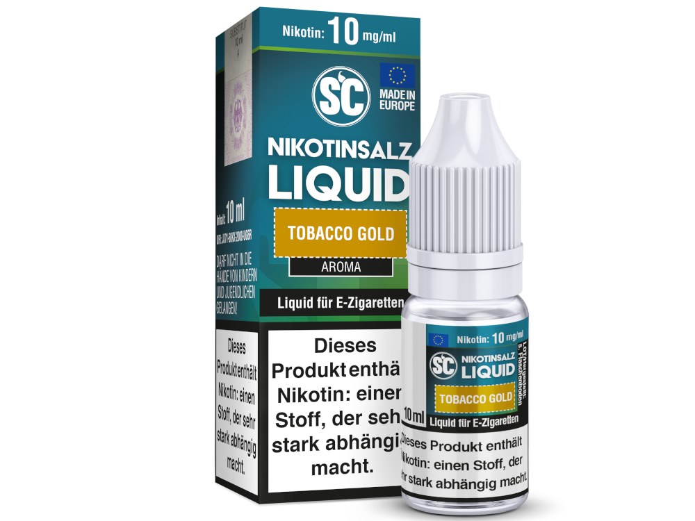 SC - Tobacco Gold - Nikotinsalz Liquid SC - Tobacco Gold - Nikotinsalz Liquid