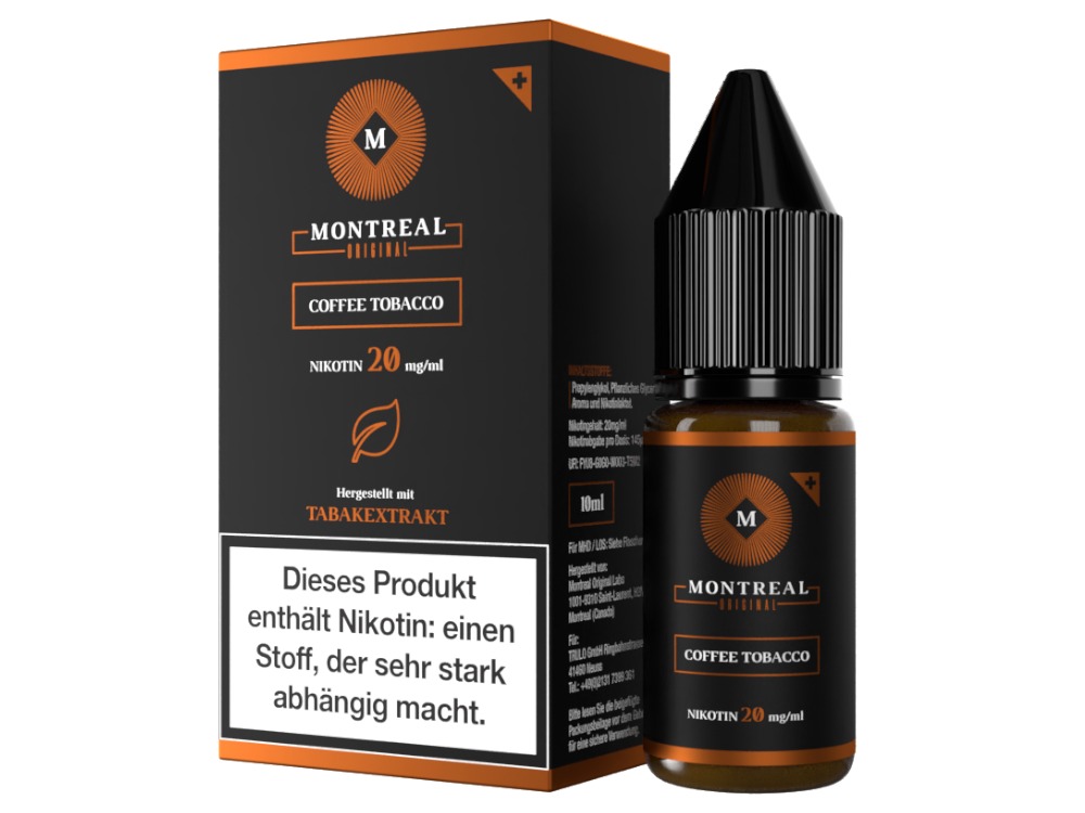Montreal Original - Nikotinsalz Liquid - Coffee Tobacco