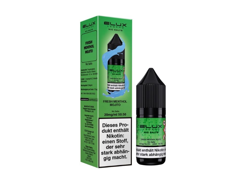 Elux - Nikotinsalz Liquid - Fresh Menthol Mojito Elux - Nikotinsalz Liquid - Fresh Menthol Mojito