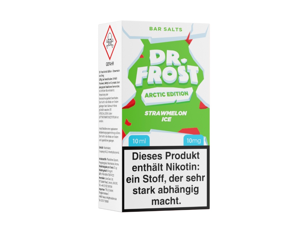 Dr. Frost - Arctic Edition - Nikotinsalz Liquid - Strawmelon Ice Dr. Frost - Arctic Edition - Nikotinsalz Liquid - Strawmelon Ice