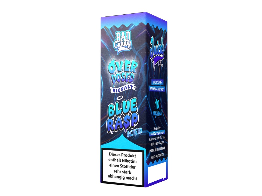 Bad Candy Liquids - Juicd - Nikotinsalz Liquid - Blue Rasp Bad Candy Liquids - Juicd - Nikotinsalz Liquid - Blue Rasp