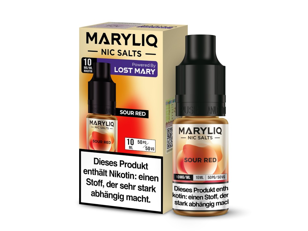 MARYLIQ - Nikotinsalz Liquid - Sour Red MARYLIQ - Nikotinsalz Liquid - Sour Red