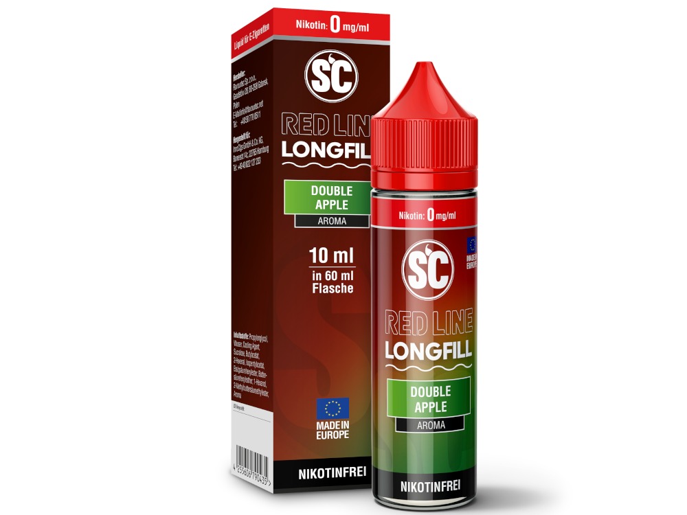 SC - Red Line Longfills 10 ml - Double Apple SC - Red Line Longfills 10 ml - Double Apple
