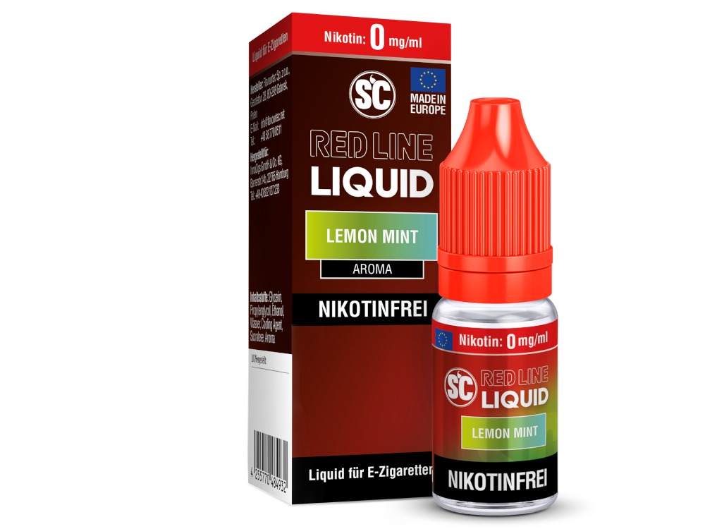 SC - Red Line - Lemon Mint - Nikotinsalz Liquid SC - Red Line - Lemon Mint - Nikotinsalz Liquid